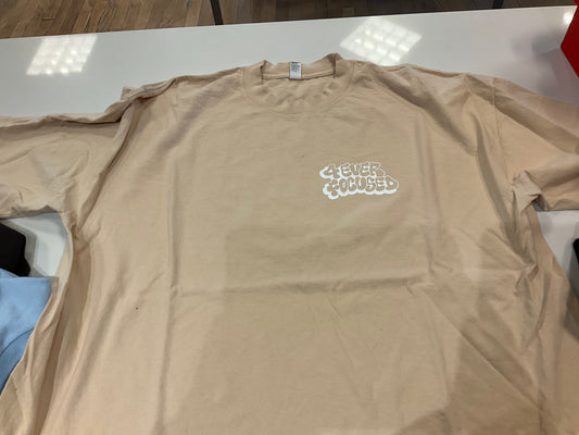4Ef Classic Logo Tee Sand
