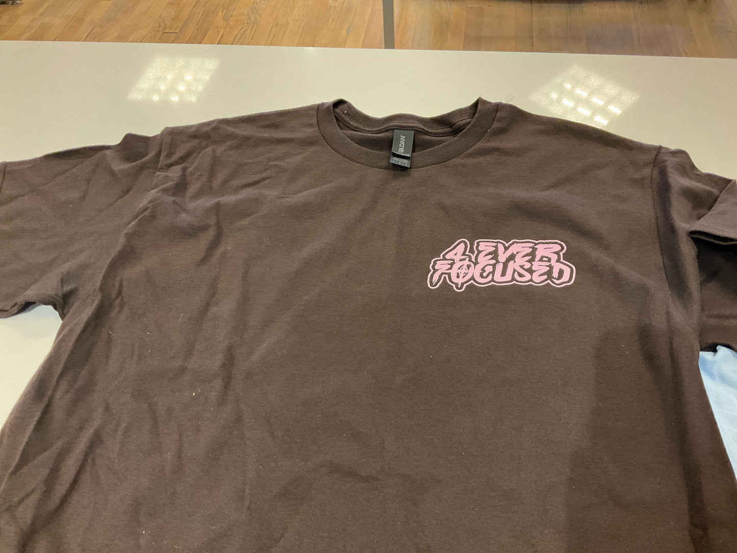 4Ef Classic Logo Tee Brown