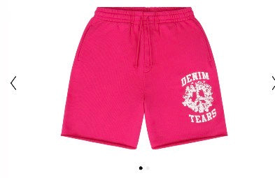 Denim Tears U Sweatshorts Pink