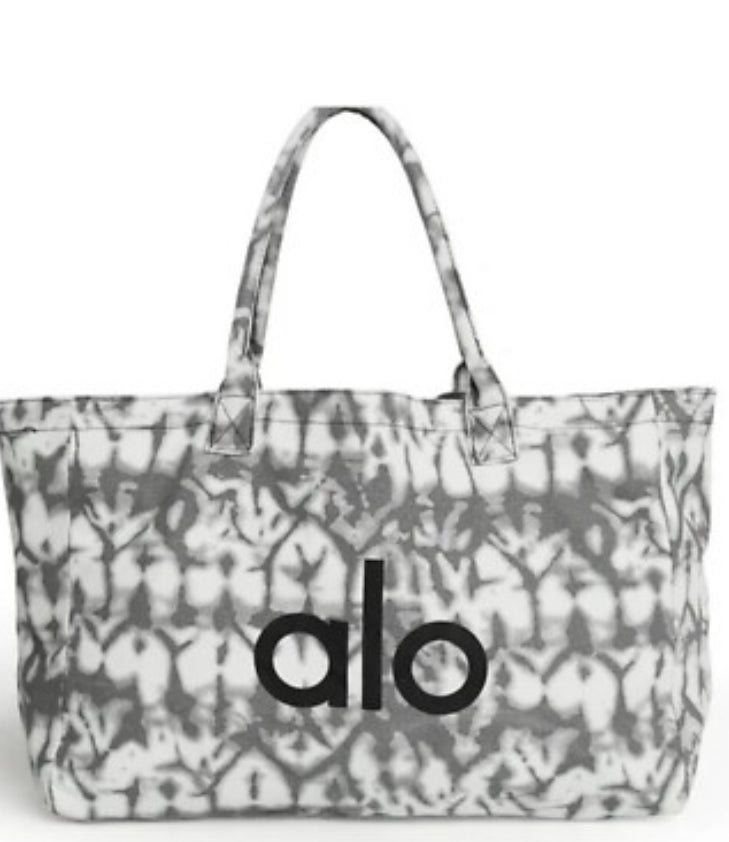 Alo Yoga Grey Tiedye Tote Bag