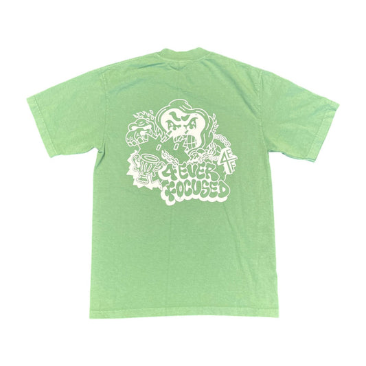 4EF Chain Break Tee Light Green