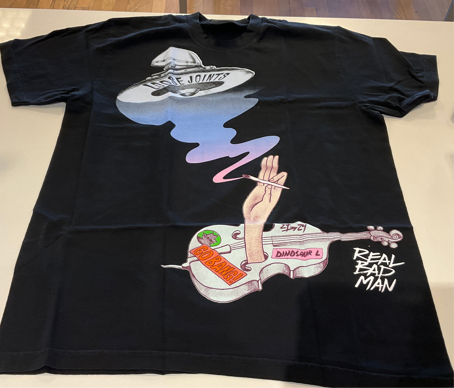 Real Bad Man Go Bang Tee Black