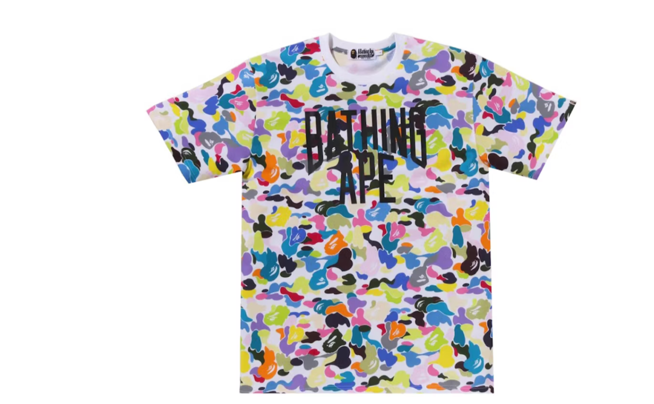 Bape Multi Camo NYC Logo Tee
