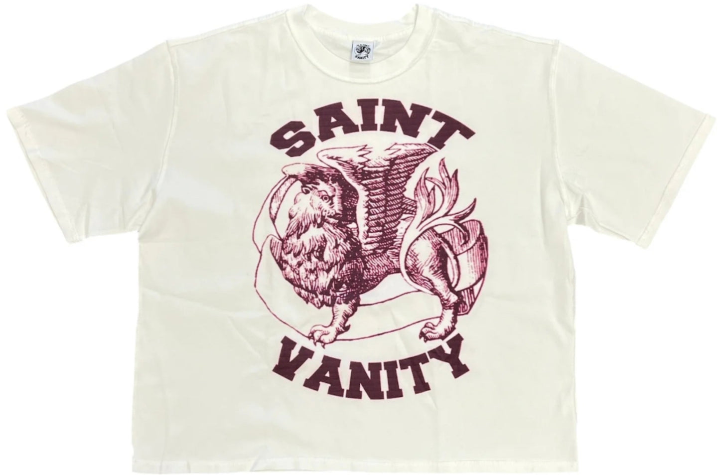 Saint Vanity Wine Griffin Tee