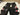 Ultra Baggy Track Lined Denim Black/Red