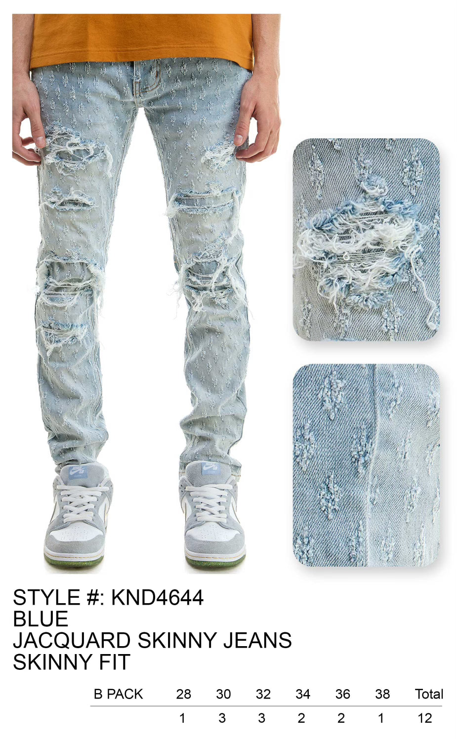 KDNK Jeans Skinny (Blue)