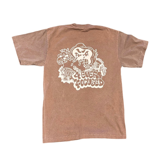 4EF Chain Break Tee Light Brown
