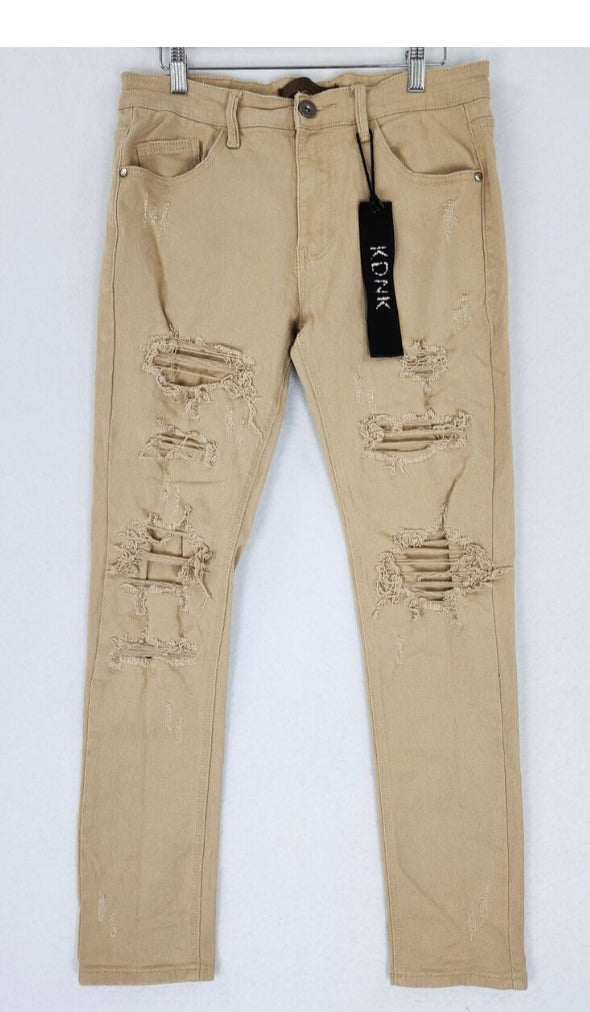 KDNK Jeans Skinny Tan