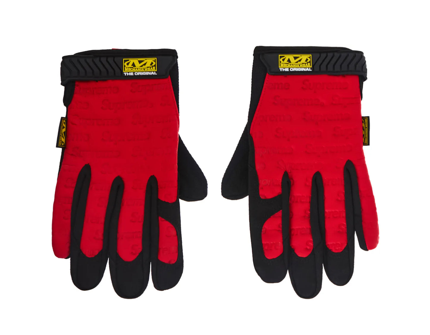 Supreme Mechanicx Leather Work Gloves (Red)