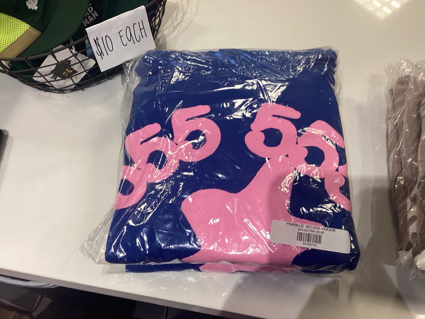 Sp5der Beluga Blue hoodie