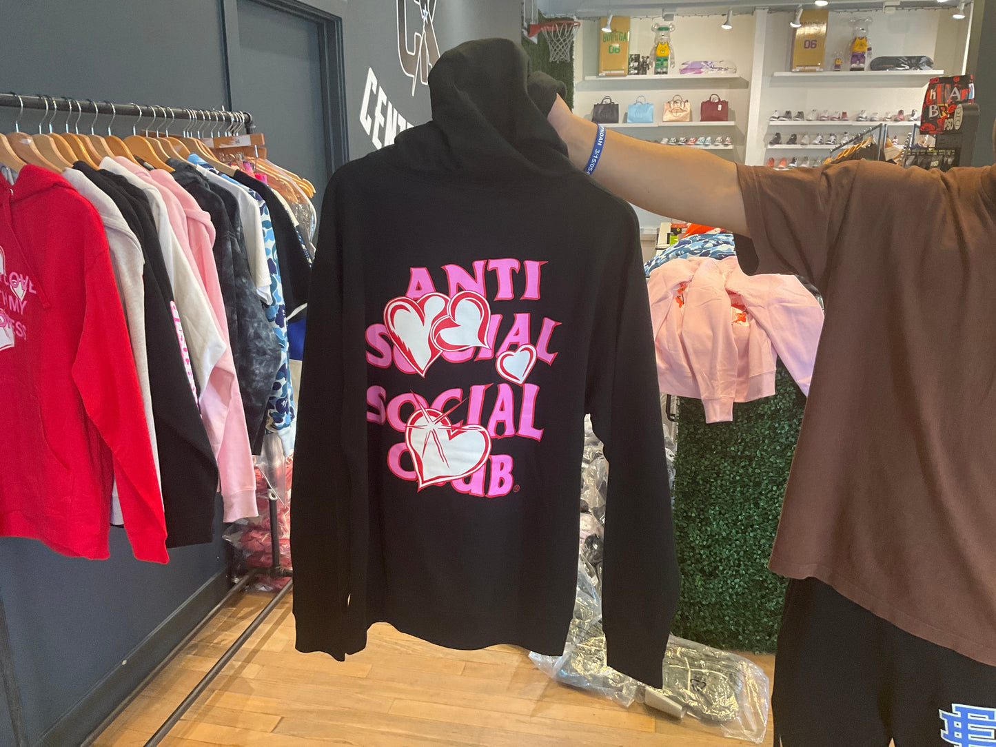 Anti Social Social Club In Love With Sadness Hoodie Black