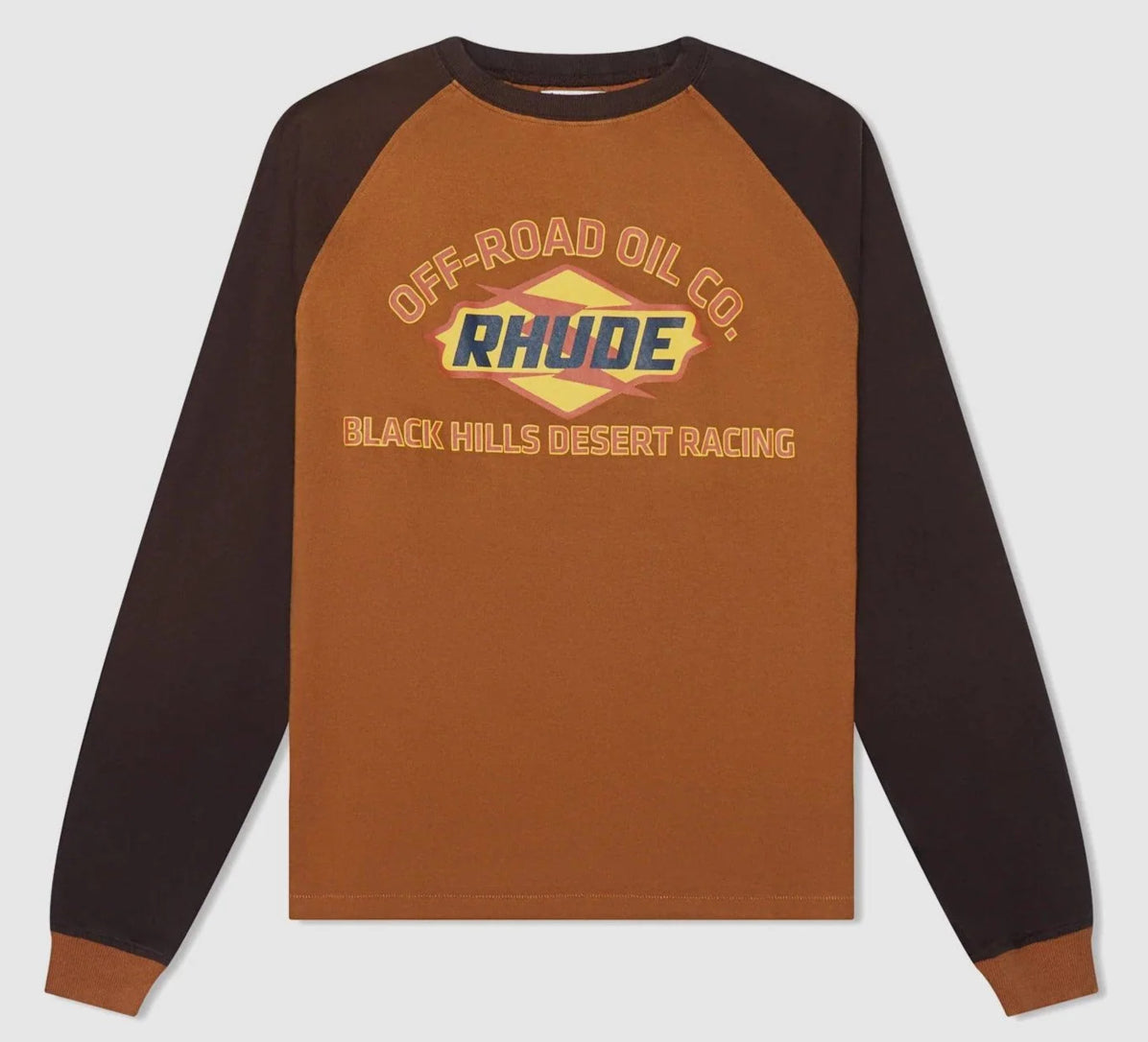 Rhude Black Hills Raglan L/S Tee