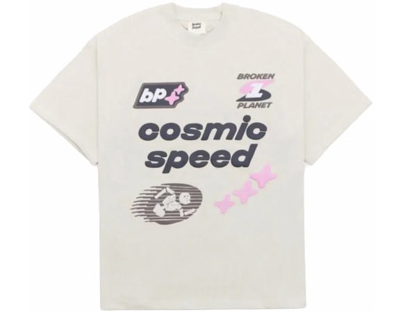 Broken Planet Cosmic Speed Tee Tan