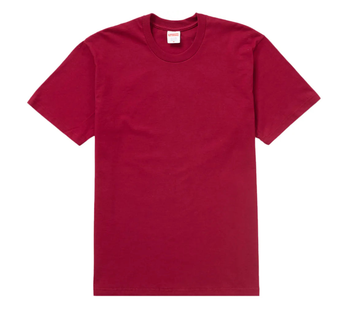 Supreme Backwards Tee Cardinal