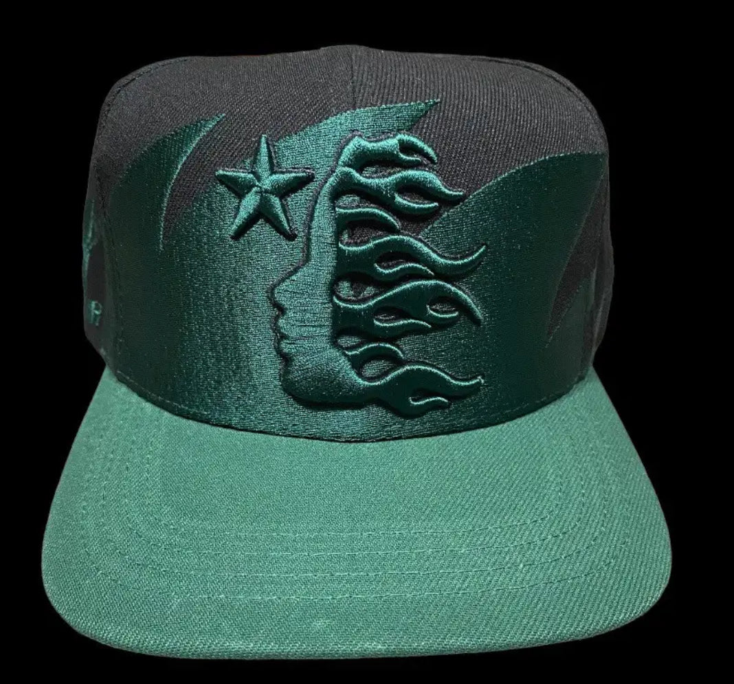Hellstar Shark Teeth Snapback Black/Green