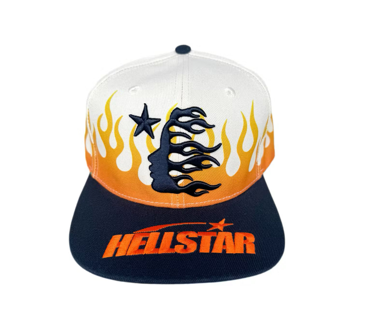 Hellstar Flame Vintage Yellow SnapBack