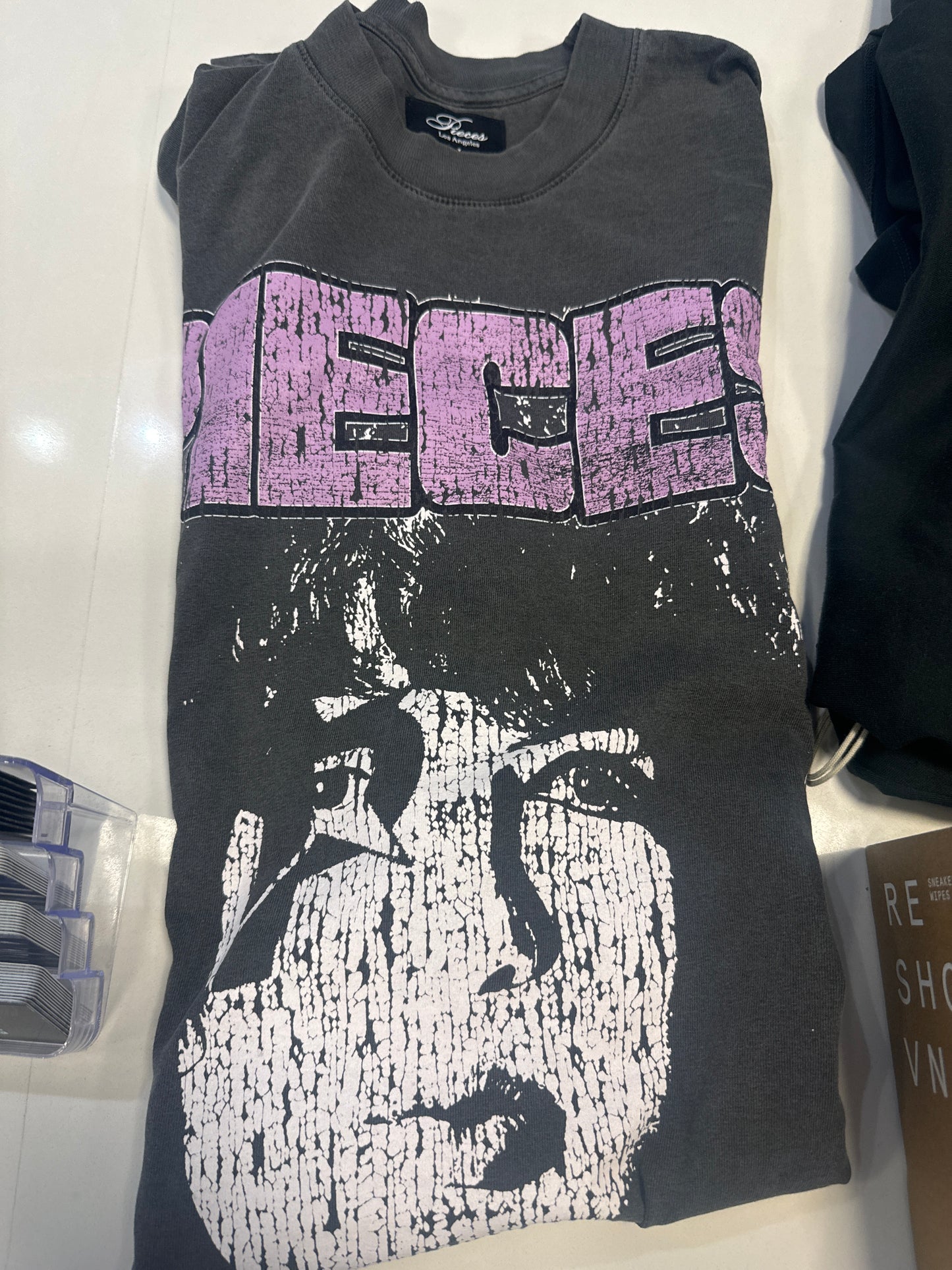 Pieces grey purple tour tee *SALE*