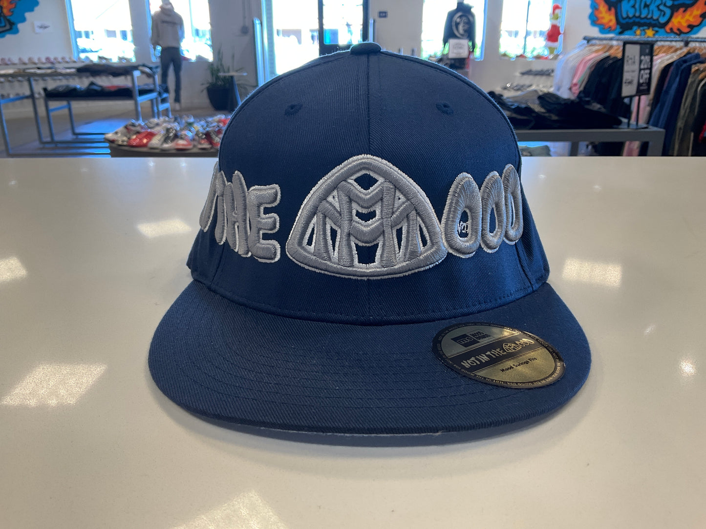 Not In The Mood Hat Blue/Grey