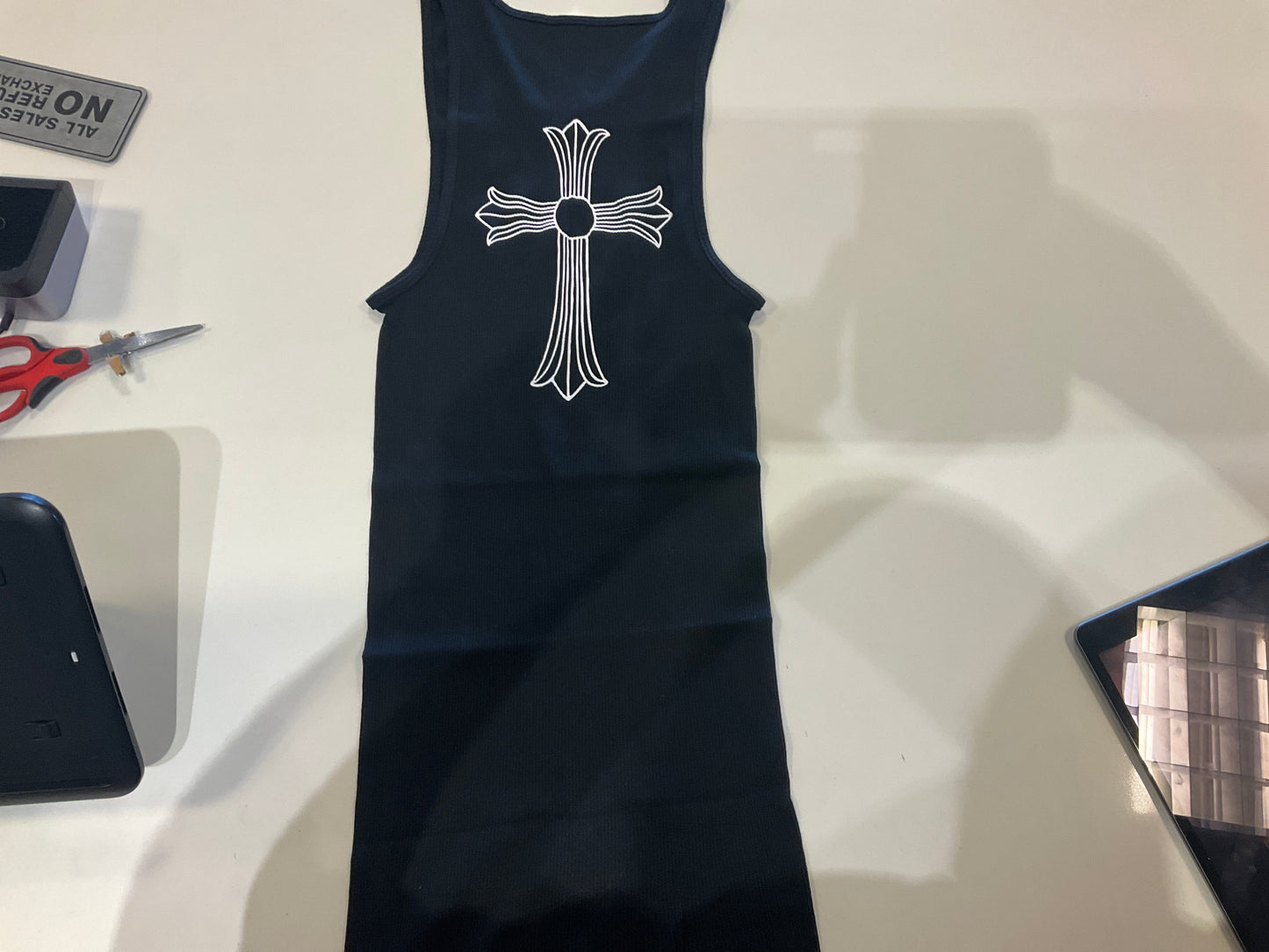Chrome hearts tank top black