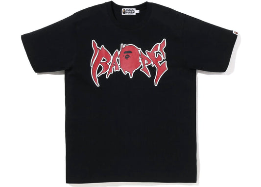 Bape Graffiti Tee Black Red