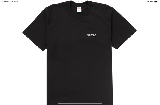 SUPREME BLACK CAT TEE