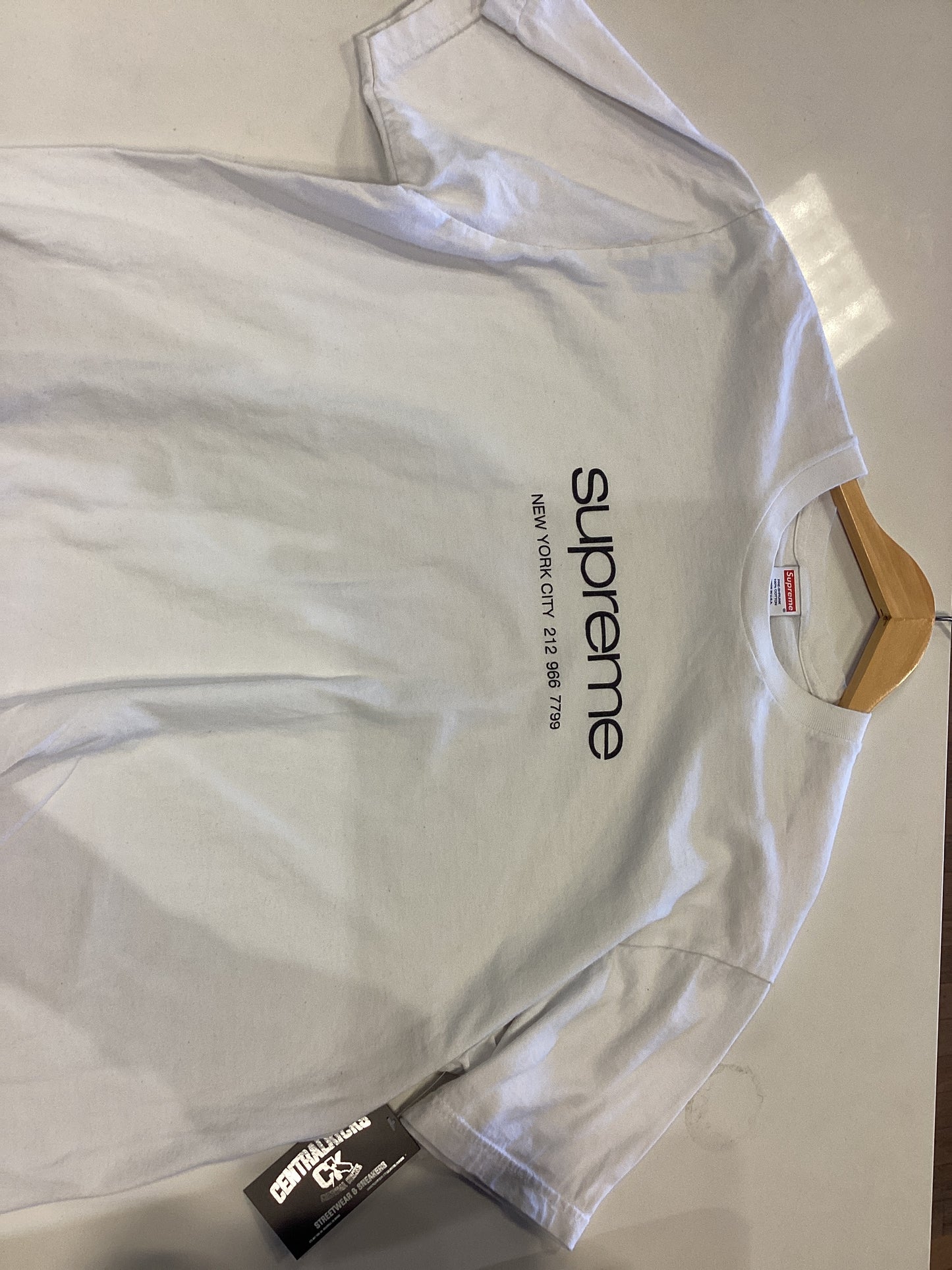 Supreme NYC Phone number tee