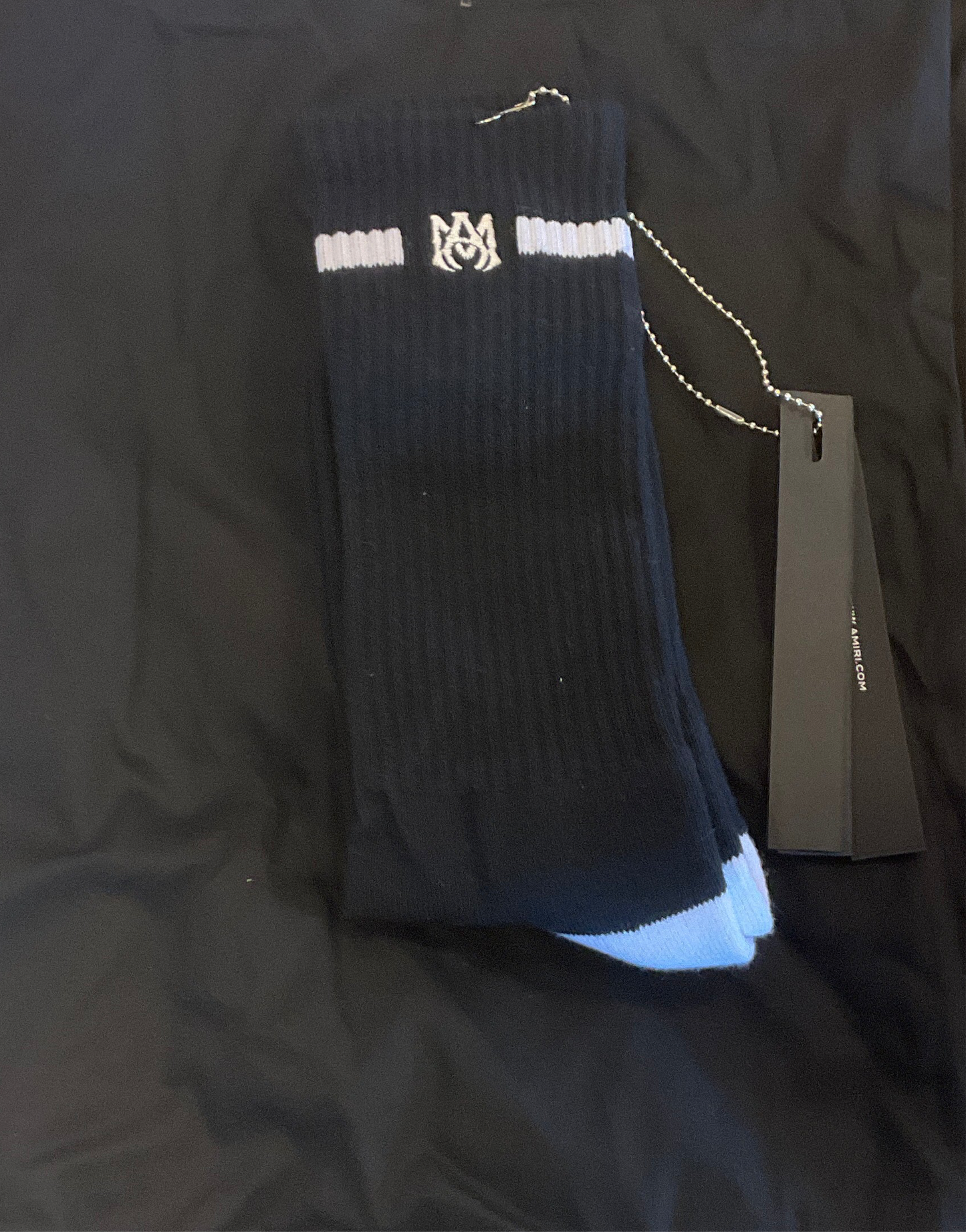 Amiri Socks Black/White