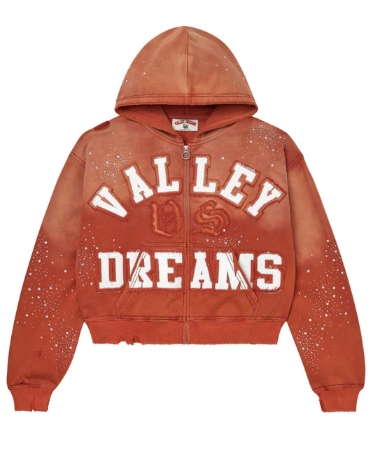 Vale Valley Forever Classico Orange Zip Up