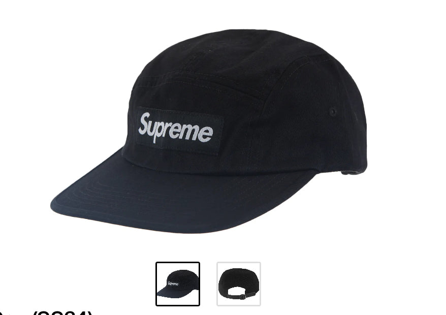 Supreme Twill Camp Hat (Black)
