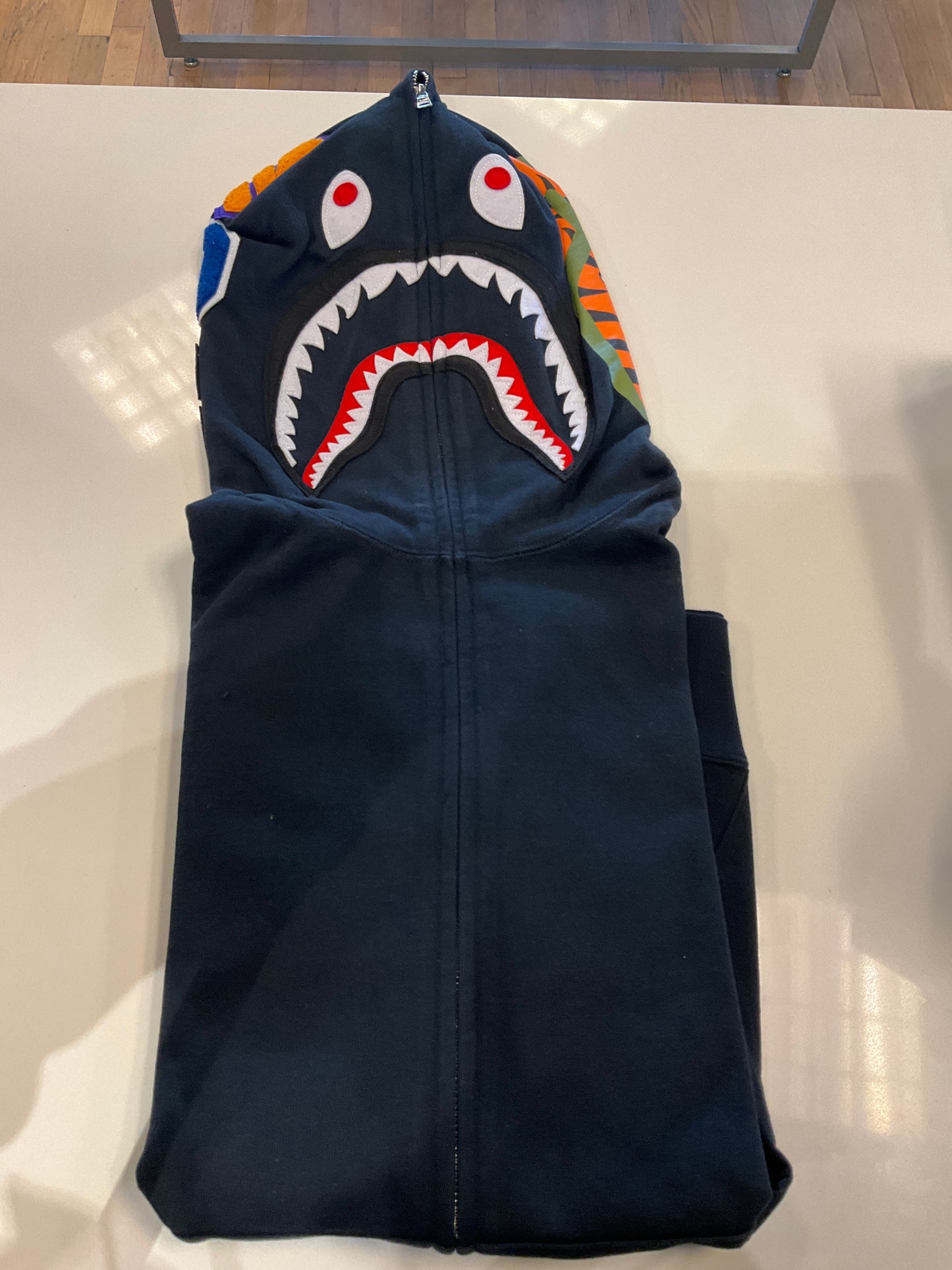Bape Full Zip Up All Black
