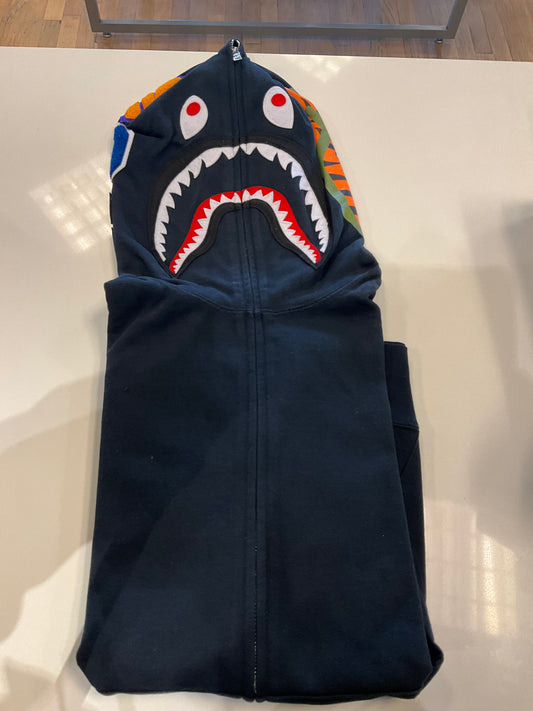 Bape Full Zip Up All Black