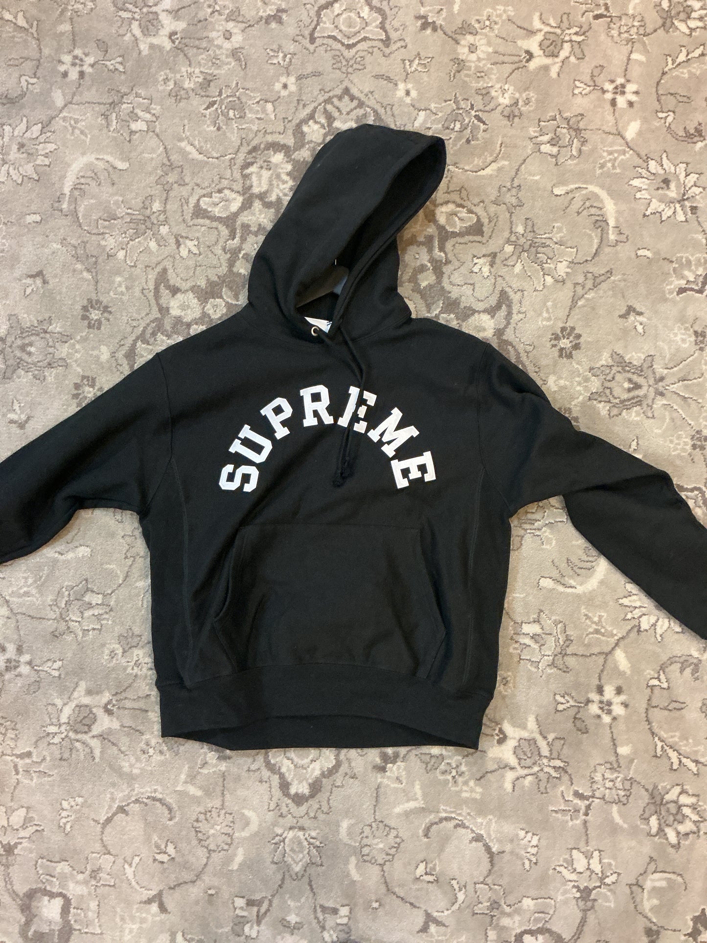 Supreme Black/White hoodie
