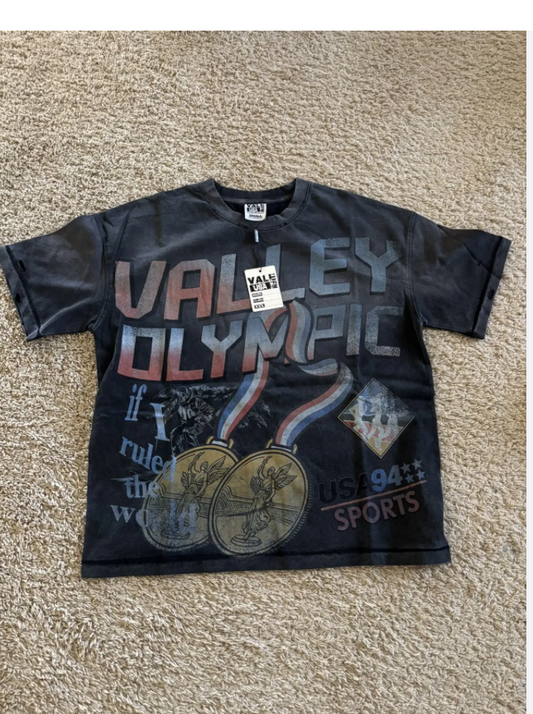 Vale Valley Medal Olympic Black Tee