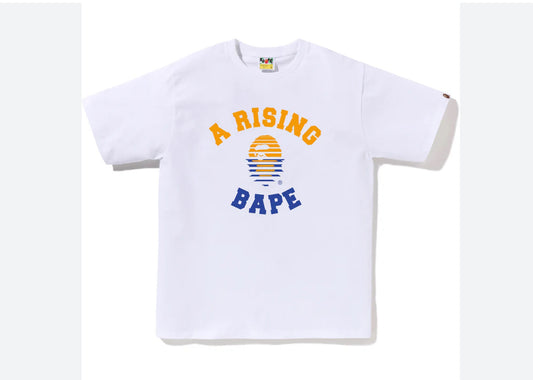 A Rising Bape Tee White