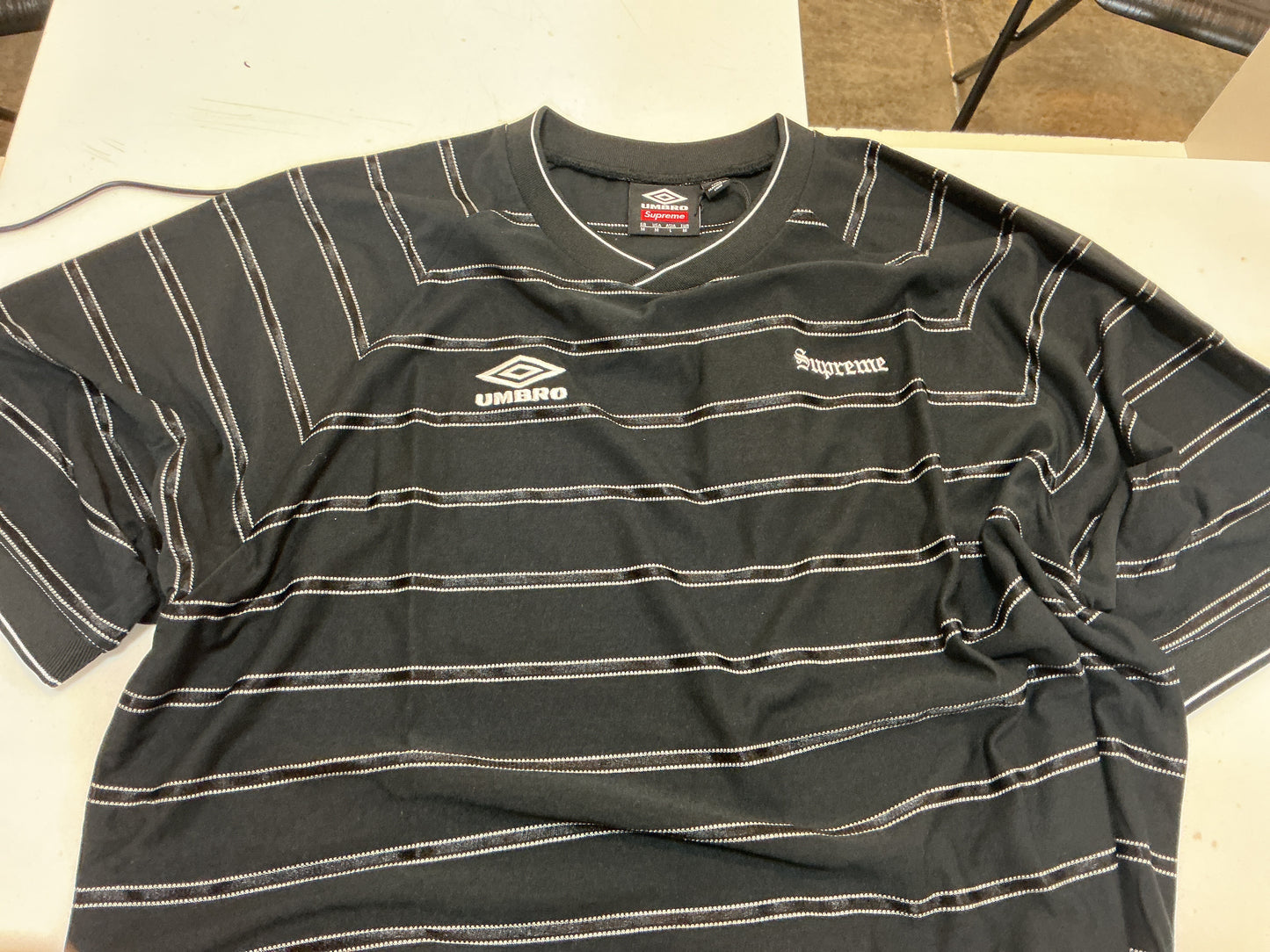 Supreme Umbro Black Tee