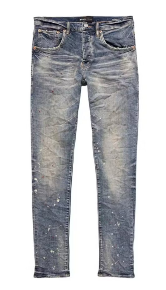 Purple Brand Vintage Spotted Indigo Jeans