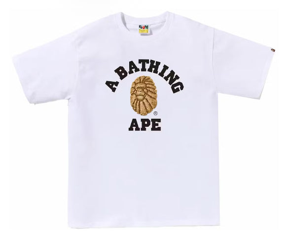 BAPE Jewels College Tee White