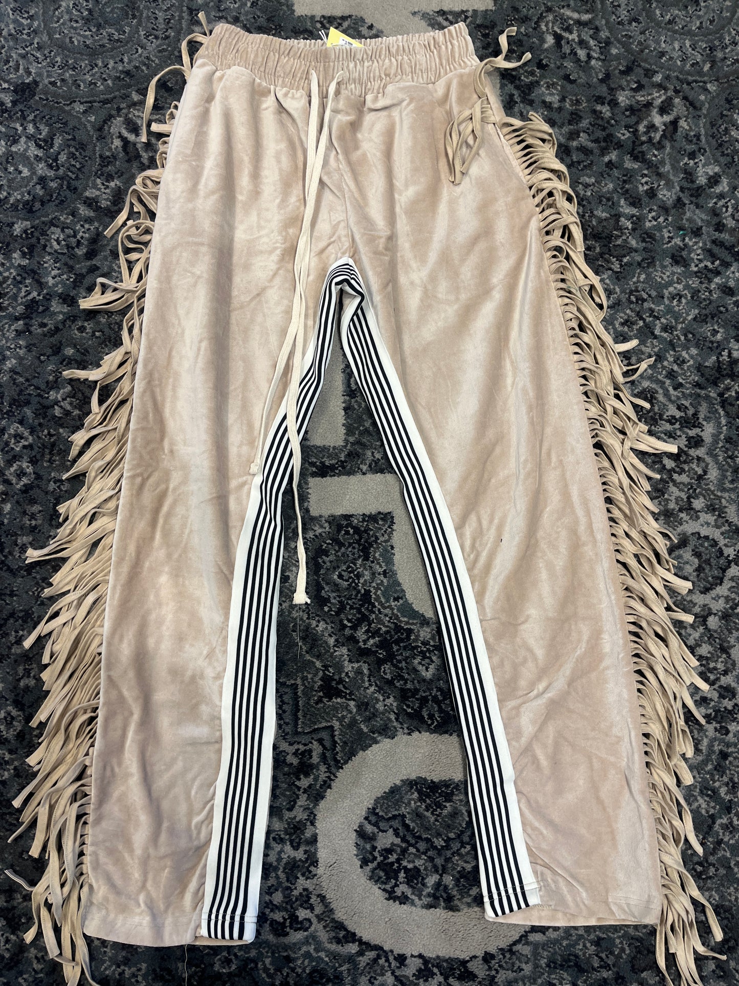 Fringe Sweatpant Nude