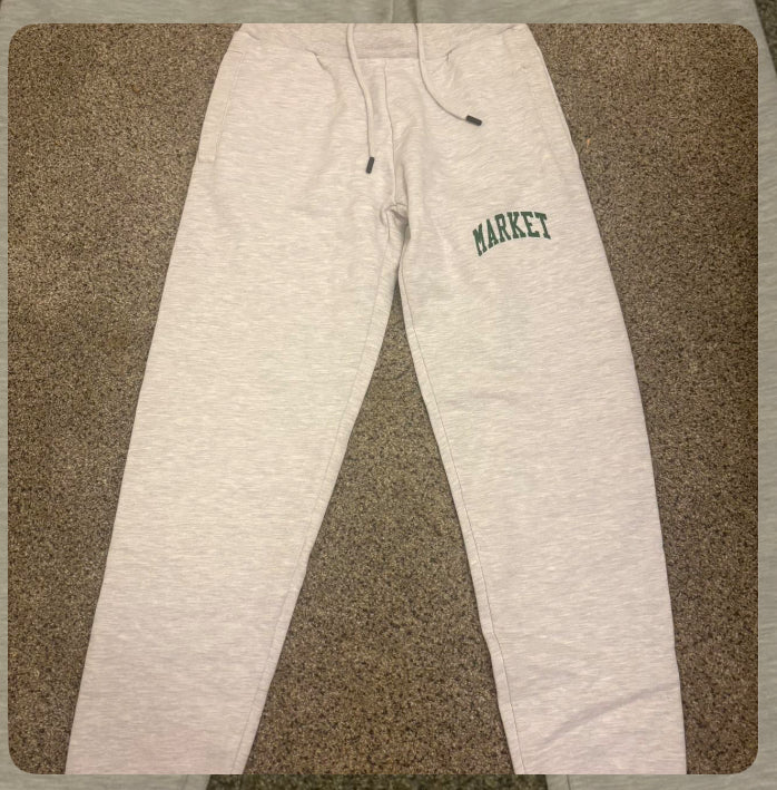 Market Sweatpants White Logo