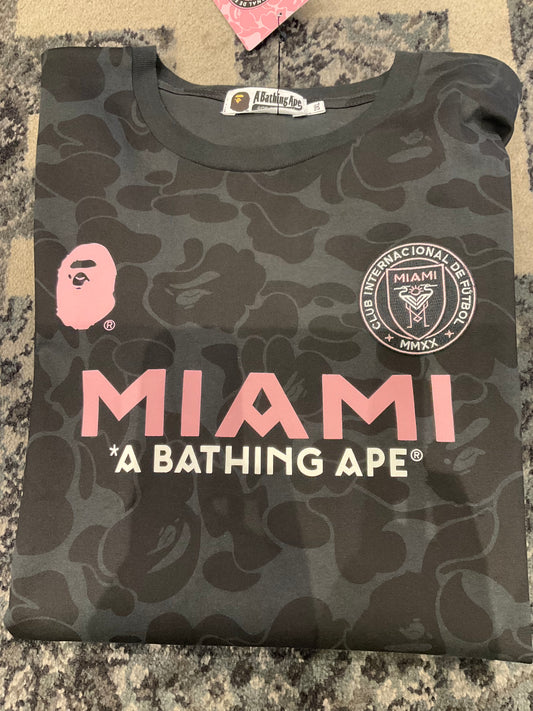 Bape Miami Jersey Tee Black
