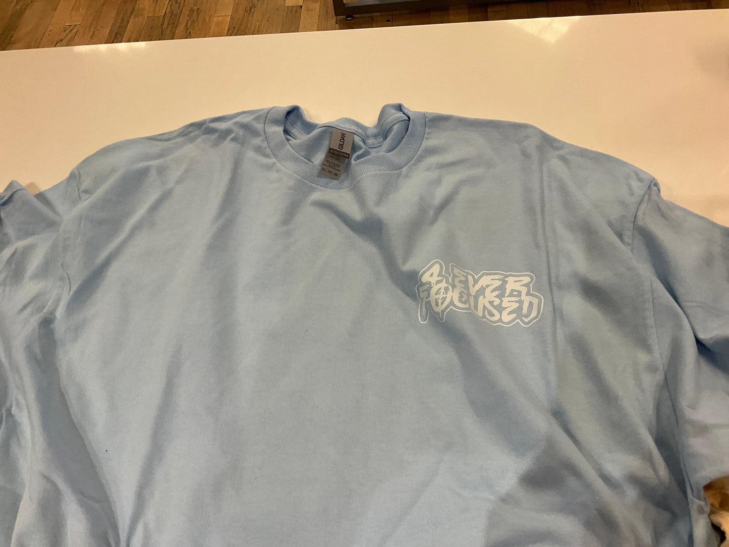 4Ef Classic Logo Tee Baby Blue