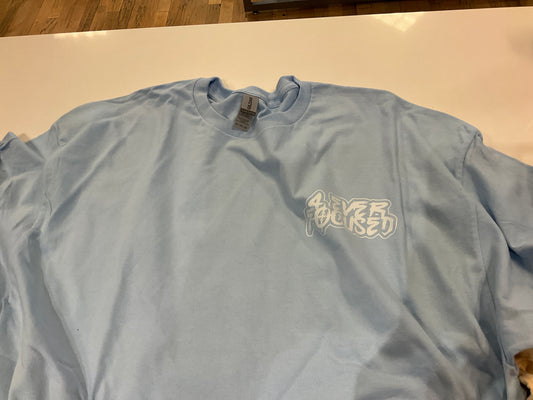4Ef Classic Logo Tee Baby Blue