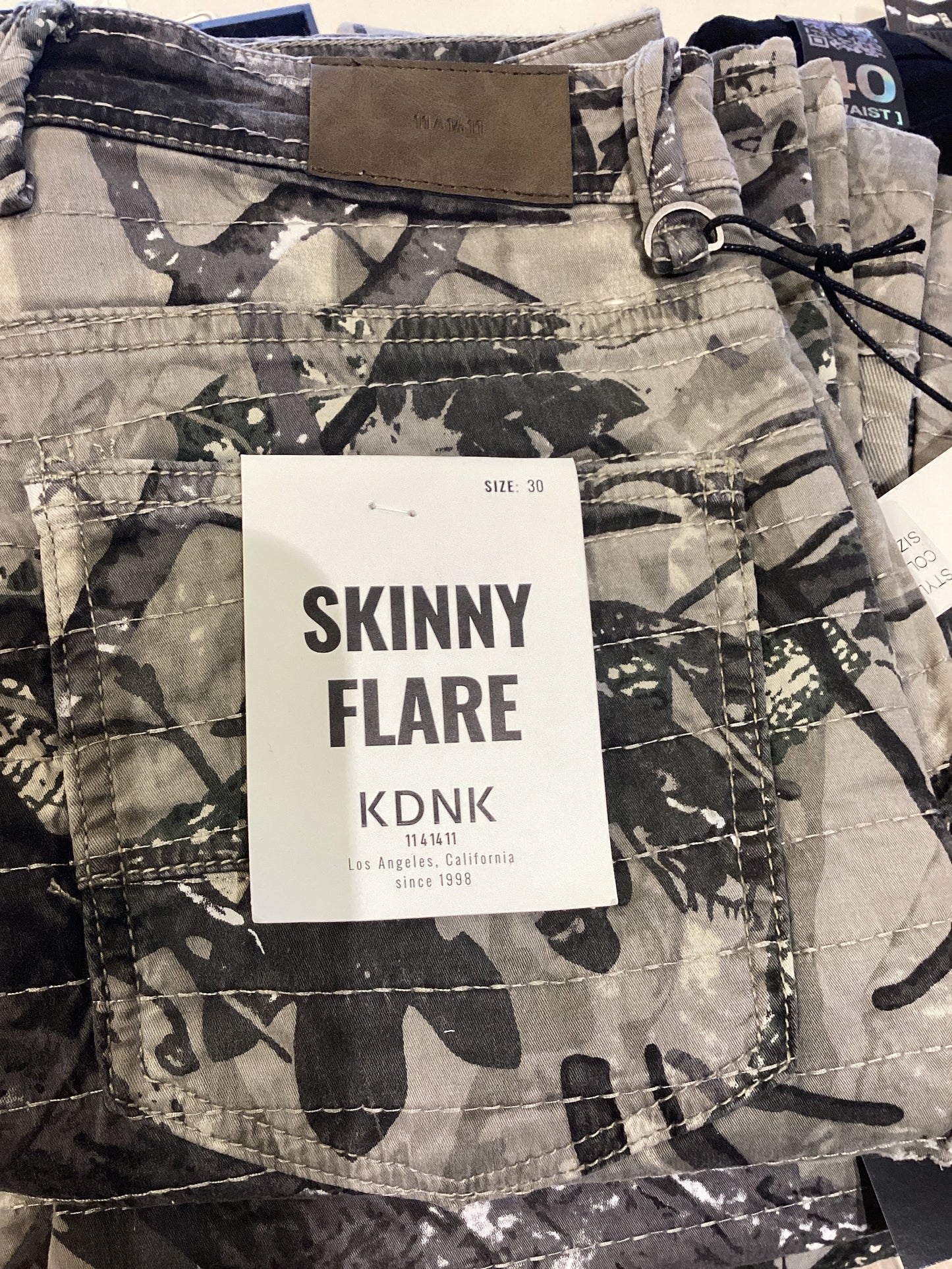 KDNK Skinny flare (charcoal)