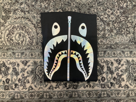 Bape Silver Shark Tee
