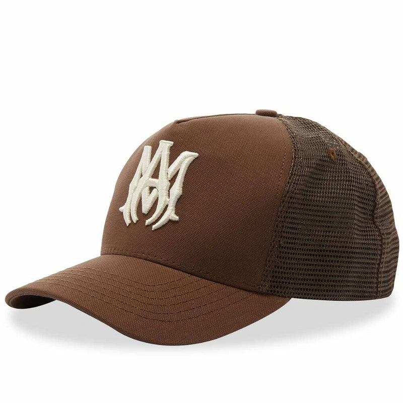 Amiri AM Trucker Hat Brown