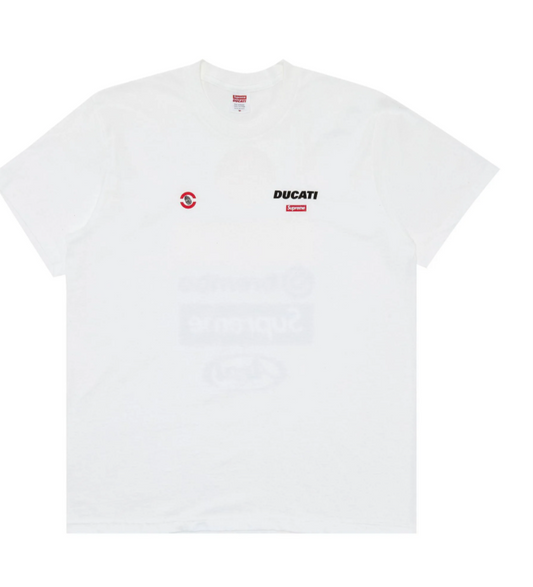 Superme Ducati Tee White
