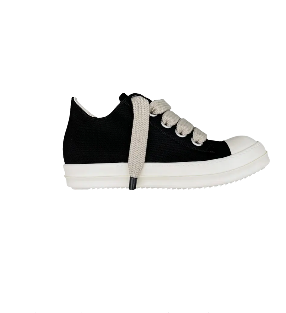 Rick Owen’s Drkshdw Men Denim Jumbolace Black/Milk