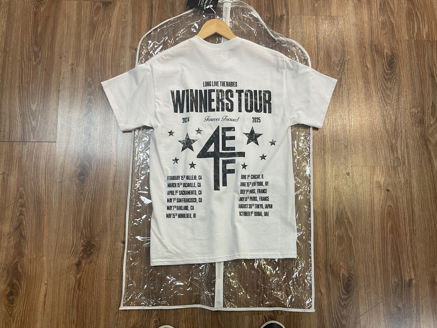 4EF Winners Tour Shirt *WHITE*