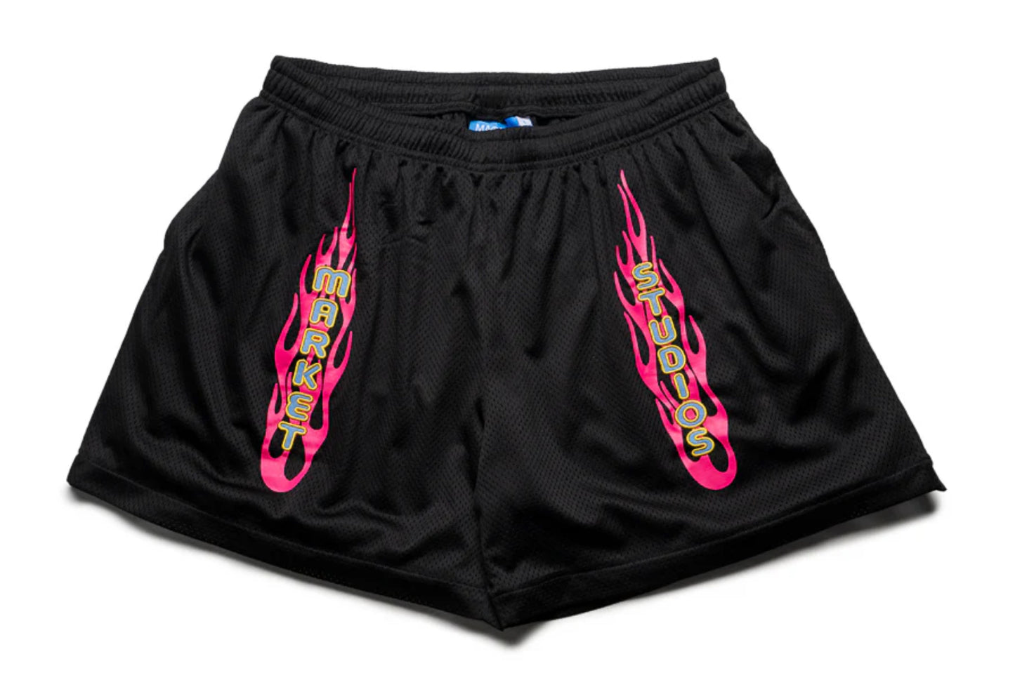 Market V12 Mesh Shorts Pirate Black