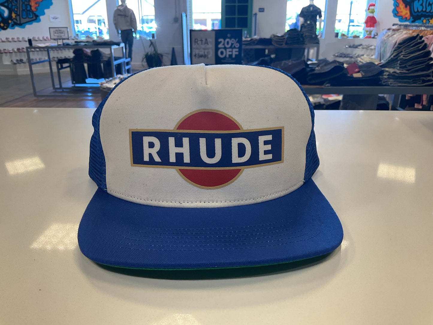 Rhude Trucker Racer Blue Hat
